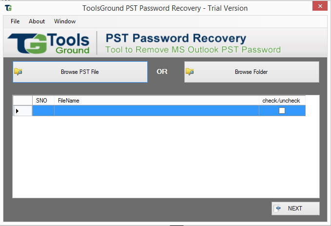 Windows 8 ToolsGround PST Password Recovery full